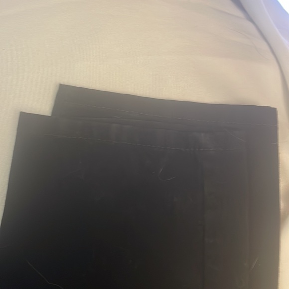 GB Sz 18  Soft Black 96% Cotton & 4% Elastane Straight Leg Pants w F & B Pockets - Picture 13 of 16